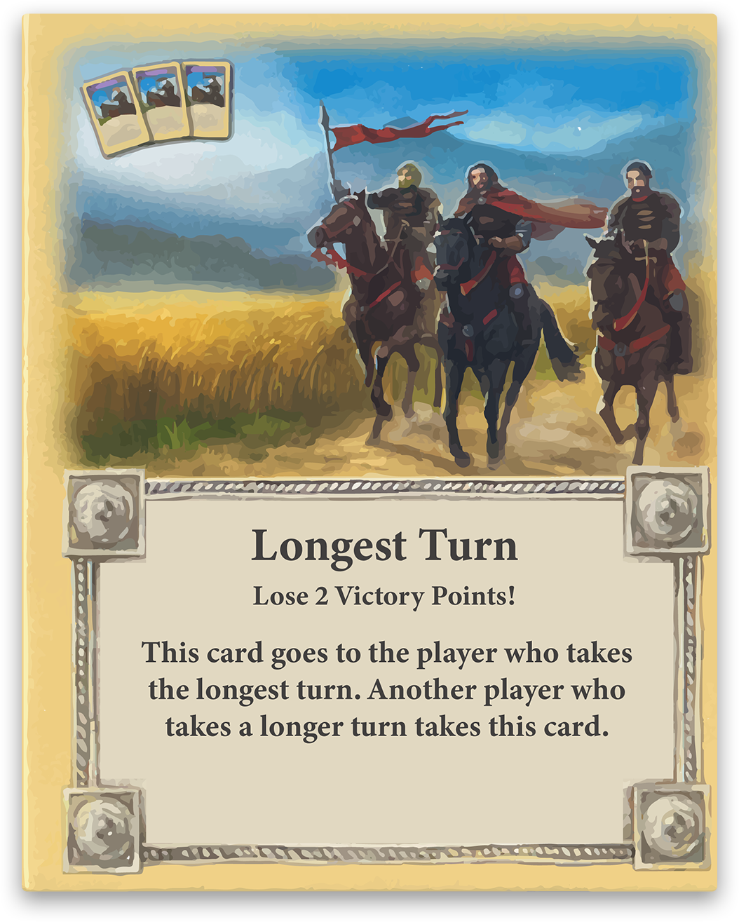 Catan Card - Longest Turn