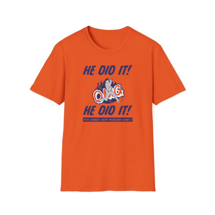 TSHIRT ORANGE - ALONSO WILDCARD GAME3 - HE DID IT! HE DID IT!