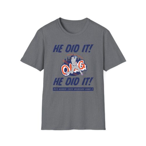 TSHIRT GREY - ALONSO WILDCARD GAME3 - HE DID IT! HE DID IT!